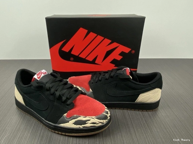 Kicktheory SoleFly x Air Jordan DN3400-001 1 Low Carnivore 0815